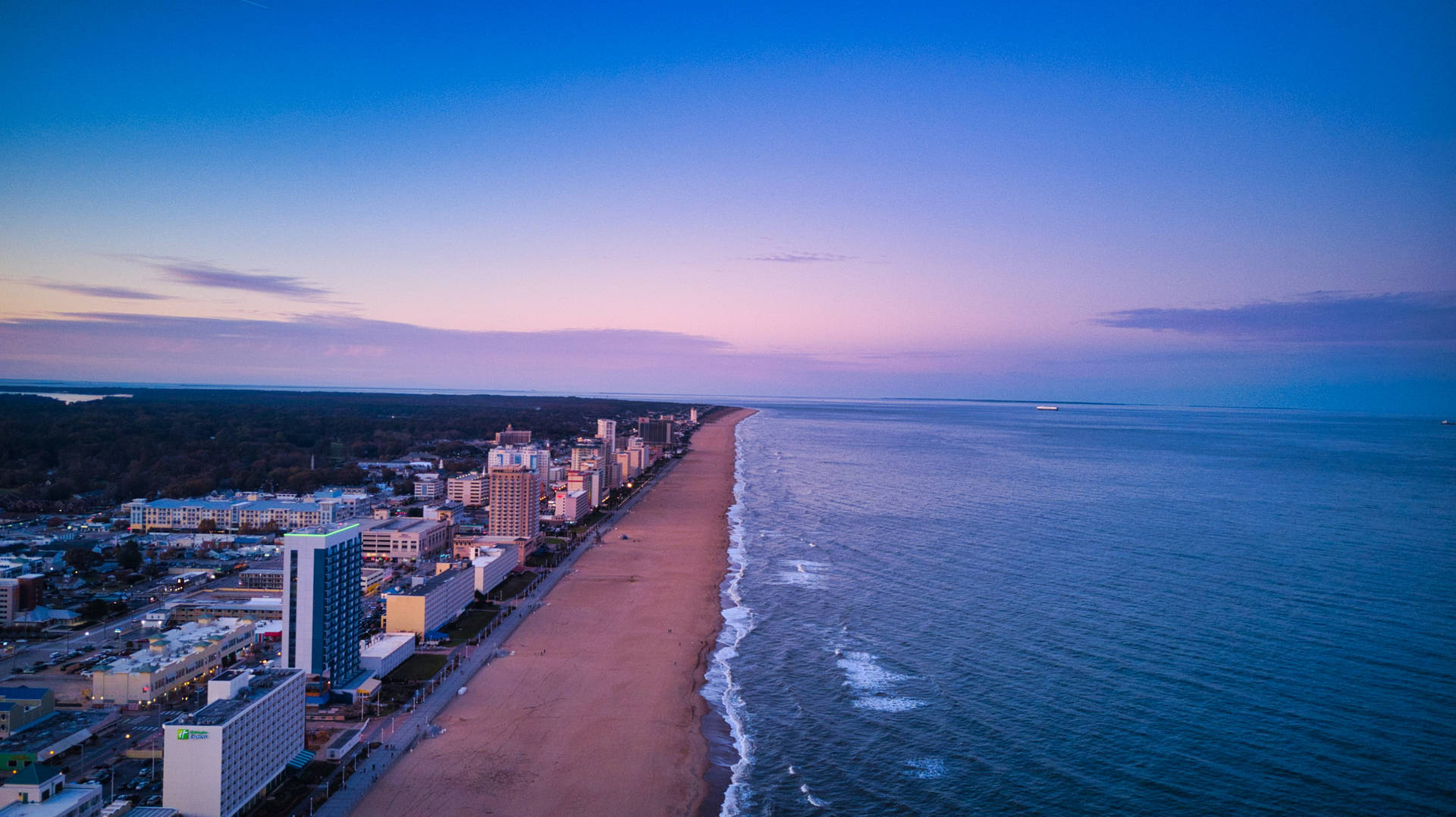 Bird's-eye View Virginia Beach Background