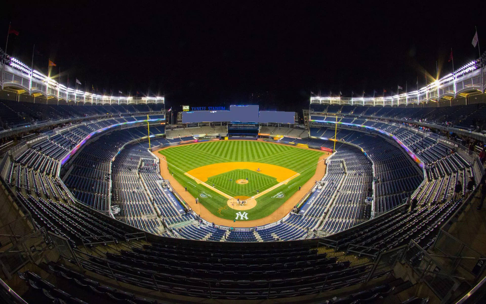 Bird's Eye View Yankee Stadium Background