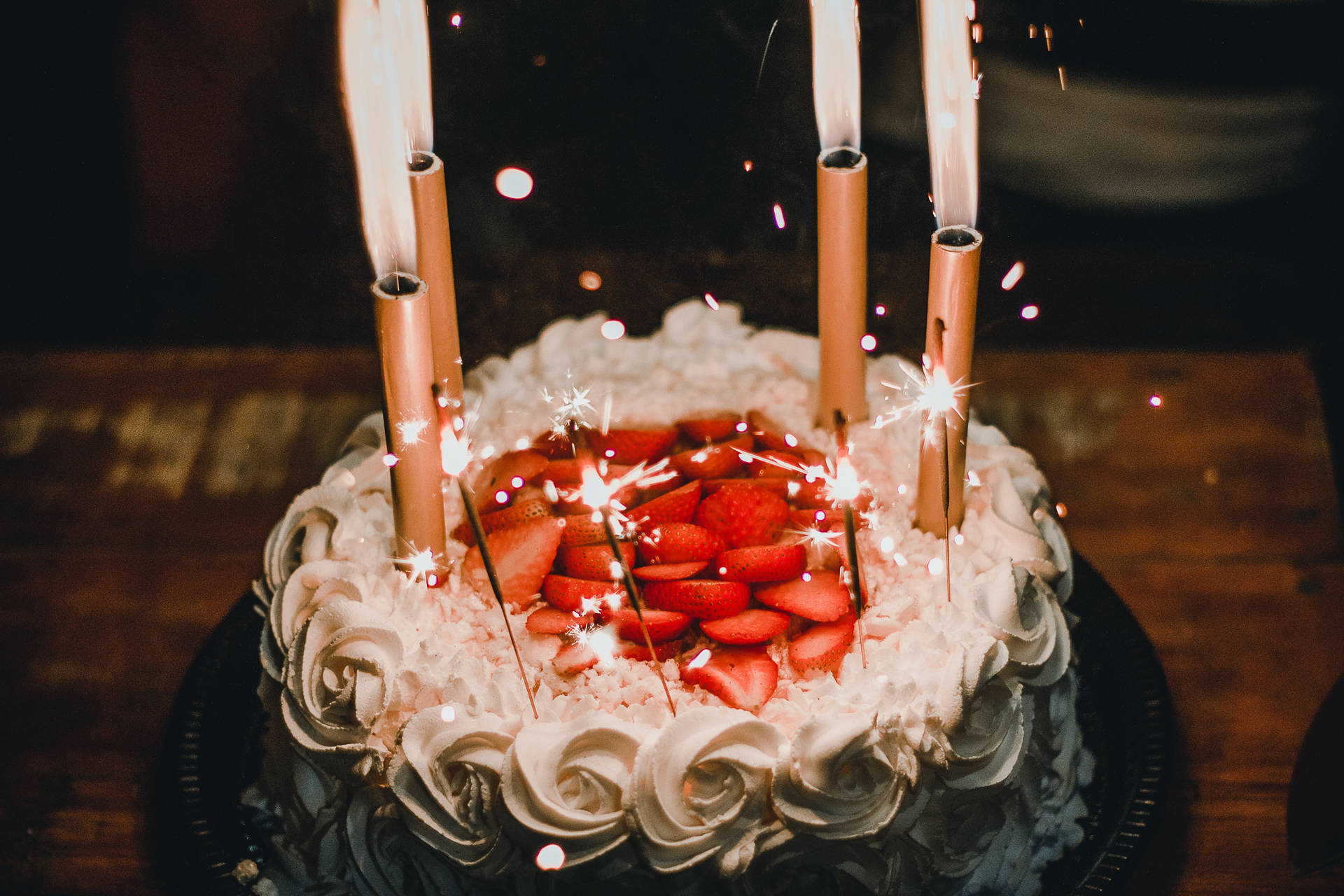 Birthday Elegant Cake Background