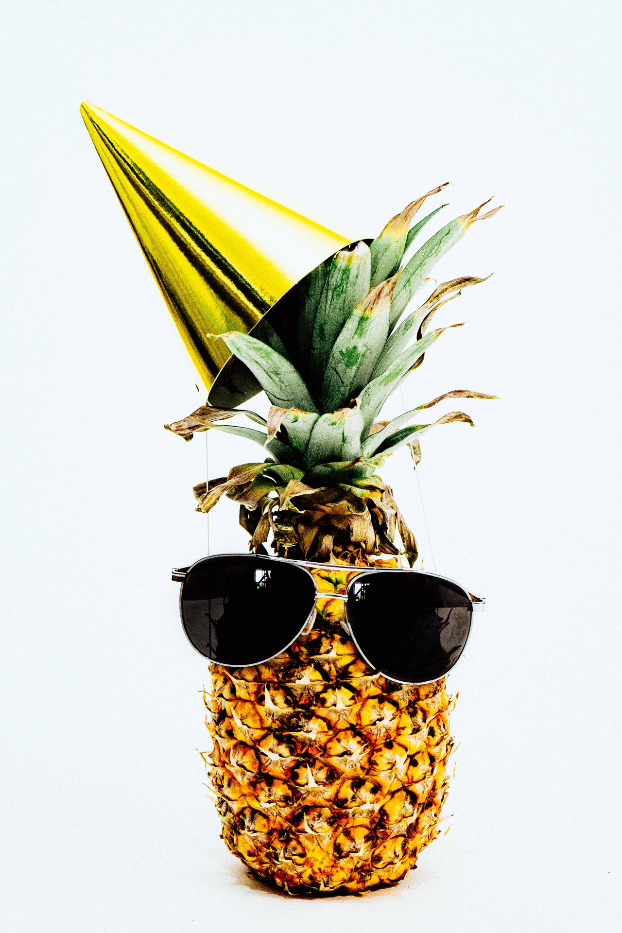 Birthday Pineapple A Hat Background