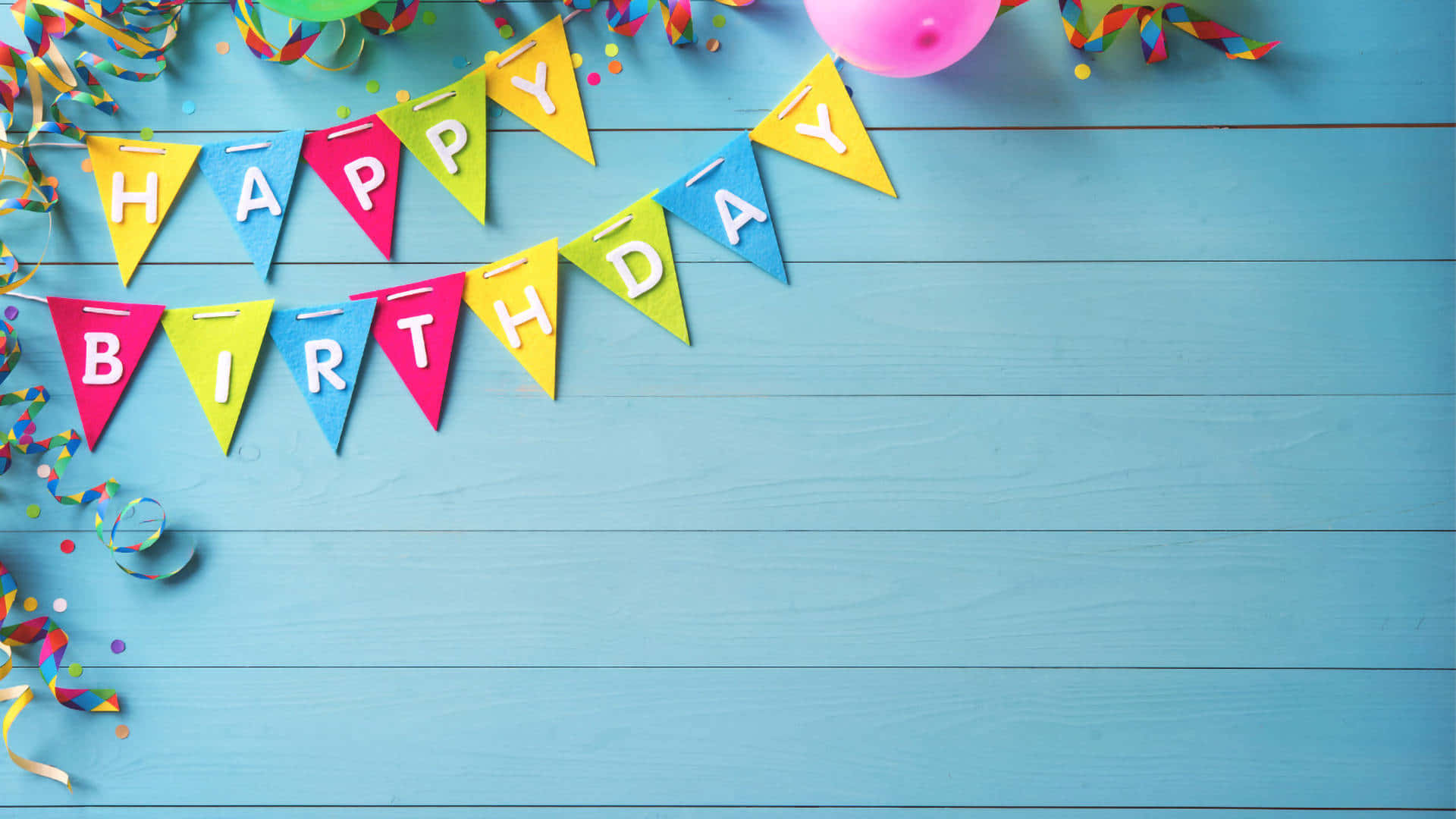 Birthday Text Background Background