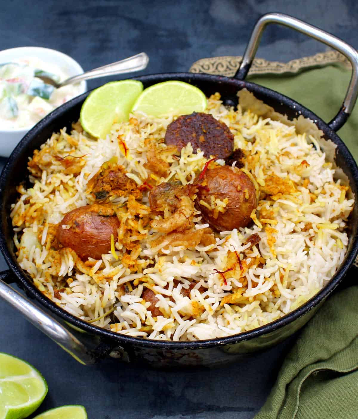 Biryani In A Pot Background