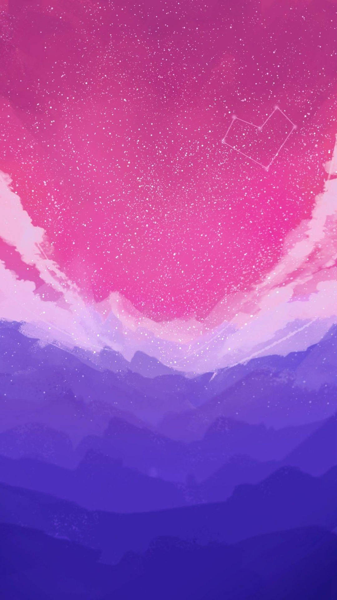 Bisexual Aesthetic Pink Sky Background