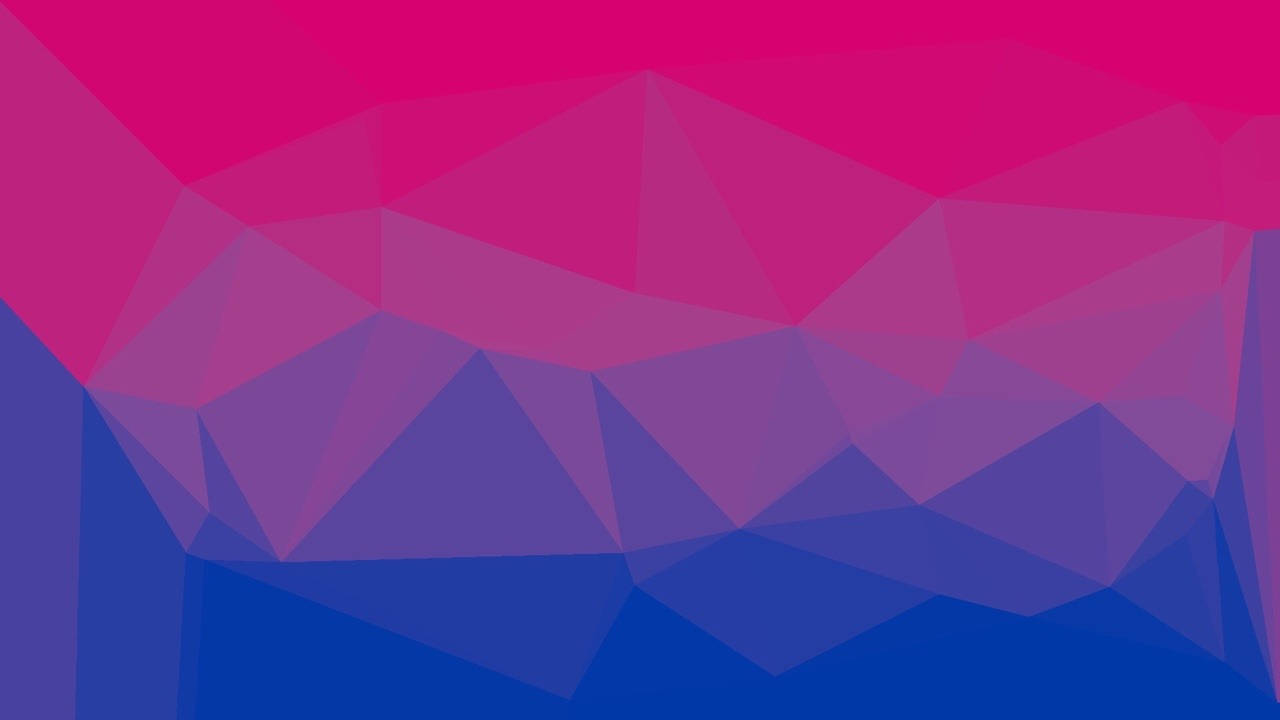 Bisexual Flag Shapes Background