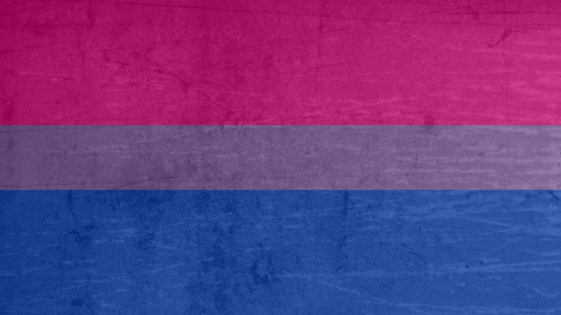 Bisexual Flag Textured Background