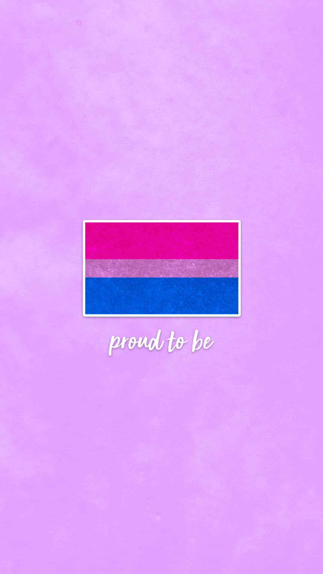 Bisexual Pride Flag Proud