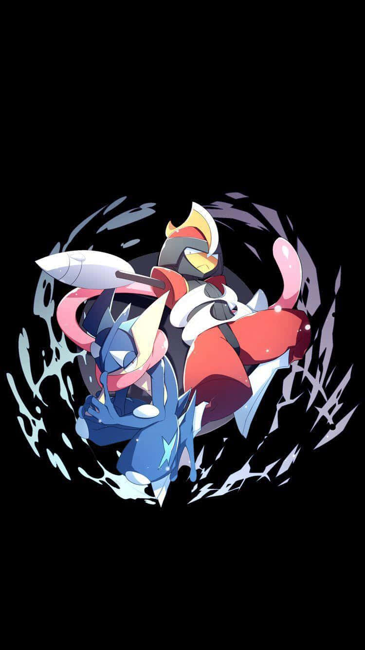 Bisharp And Greninja Art Background