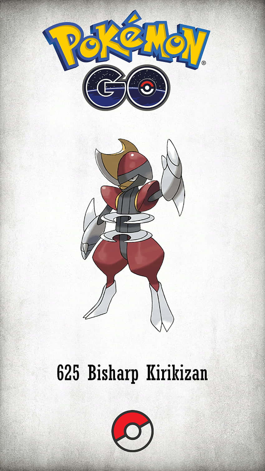 Bisharp White Pokemon Go Poster Background