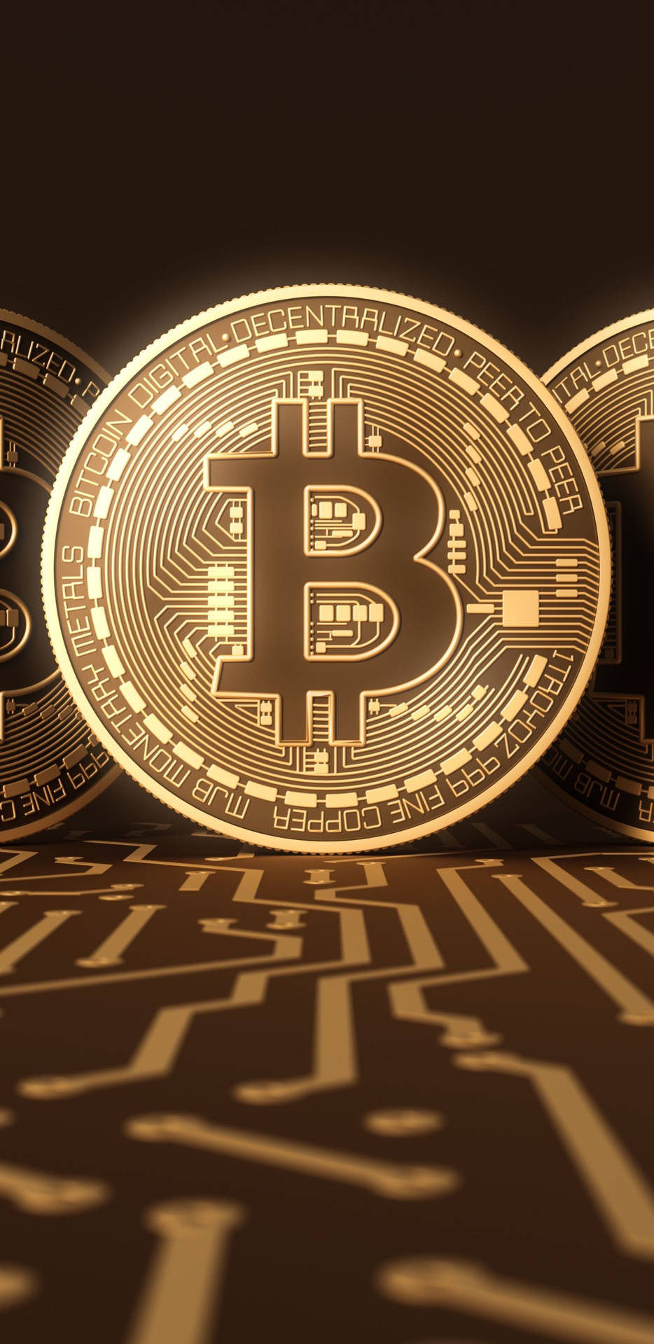 Bitcoin, The Cryptocurrency Revolutionizing Money Background