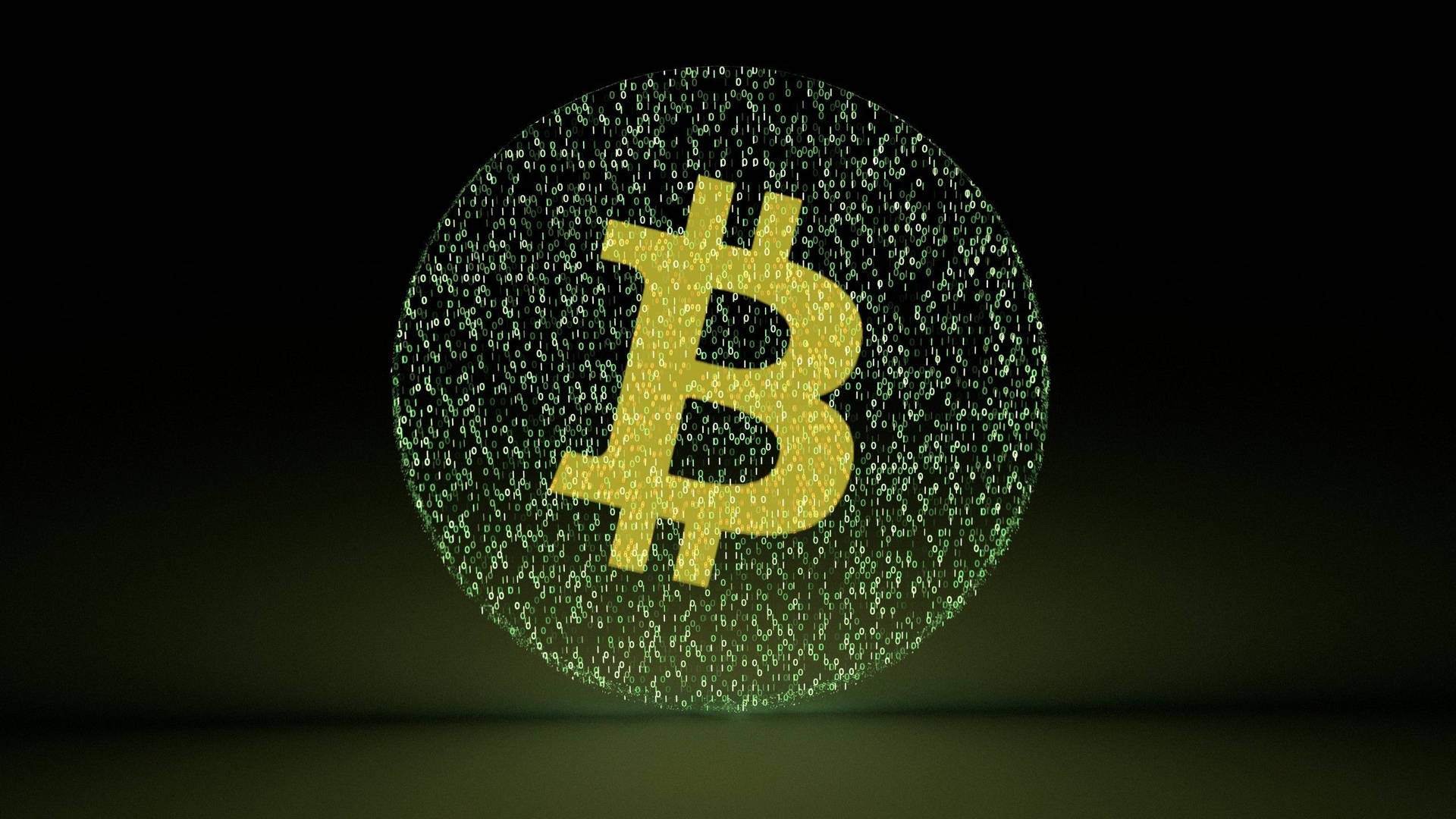 Bitcoin, The Future Of Currency Background