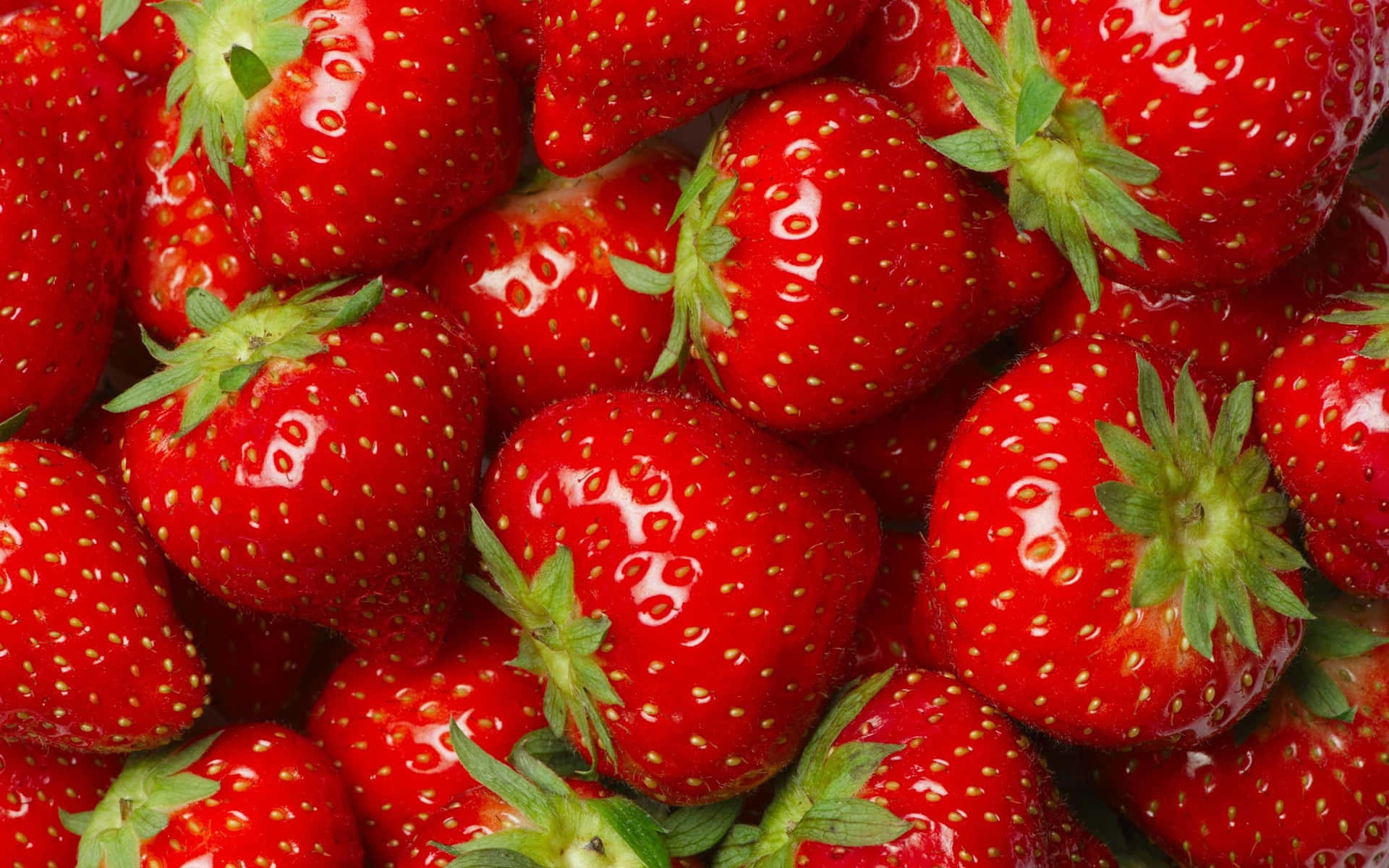 Bite Into A Delicious And Juicy Strawberry! Background