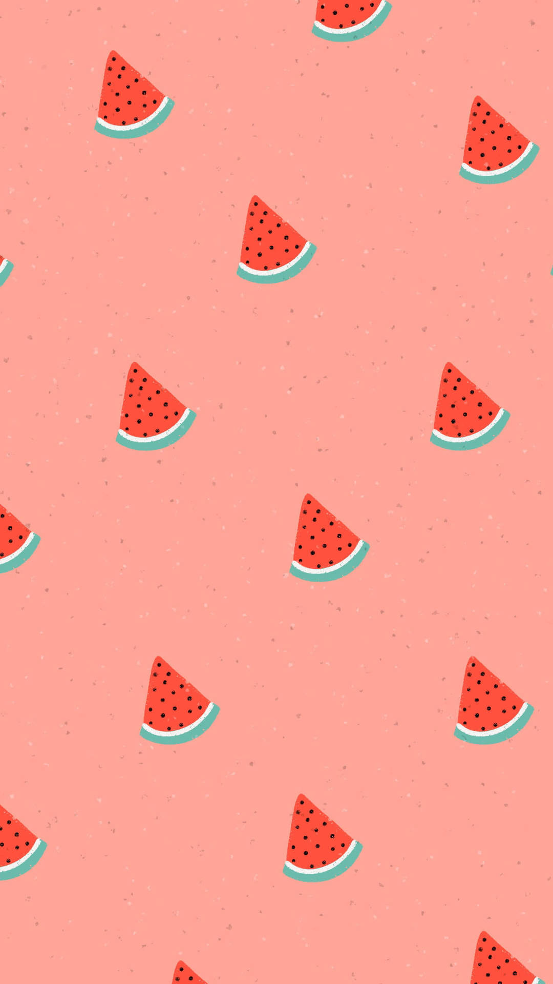 Bite Sized Cute Watermelon Pattern Art Background