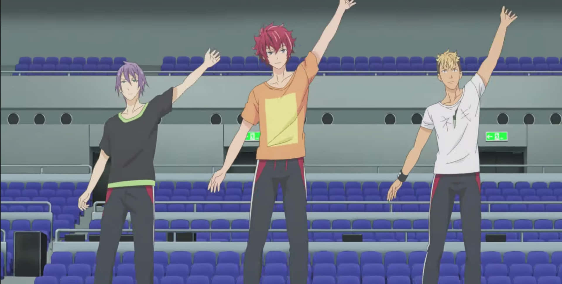 Bl Anime Skate Leading Stars Background