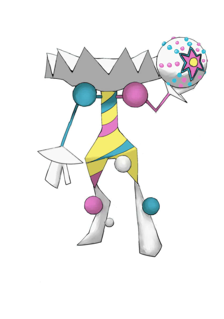 Blacephalon Holding Its Head Background