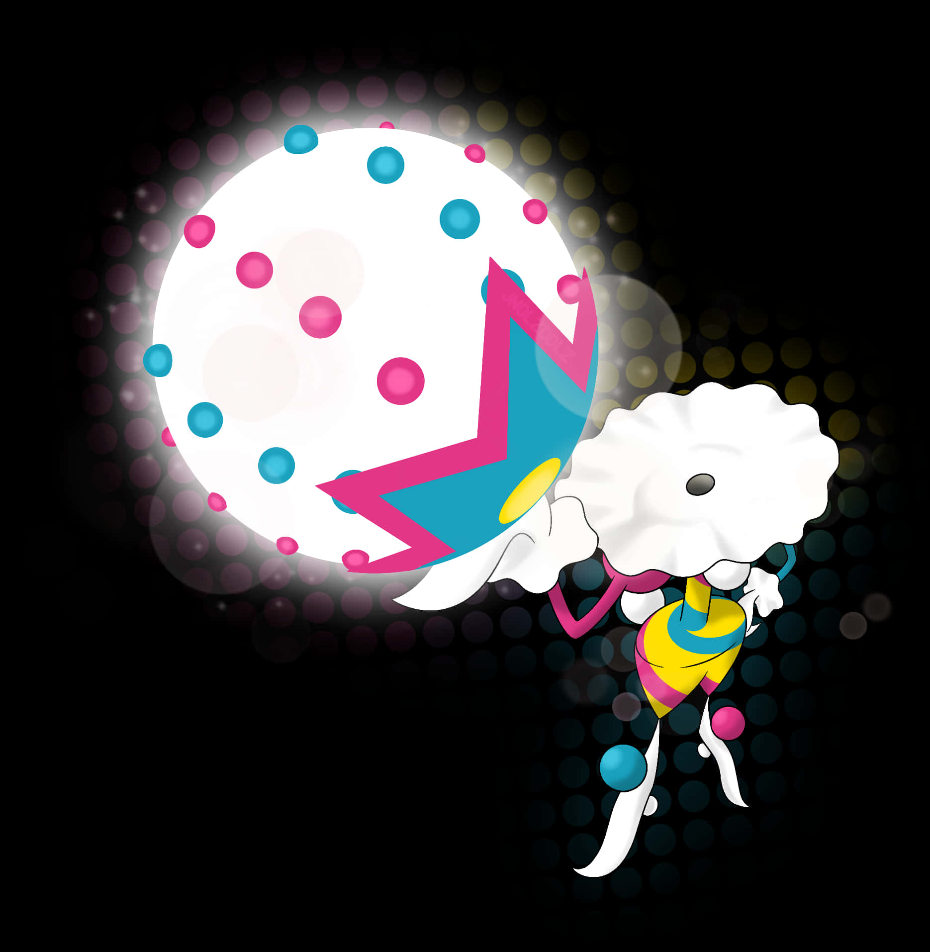 Blacephalon With Large Head Background