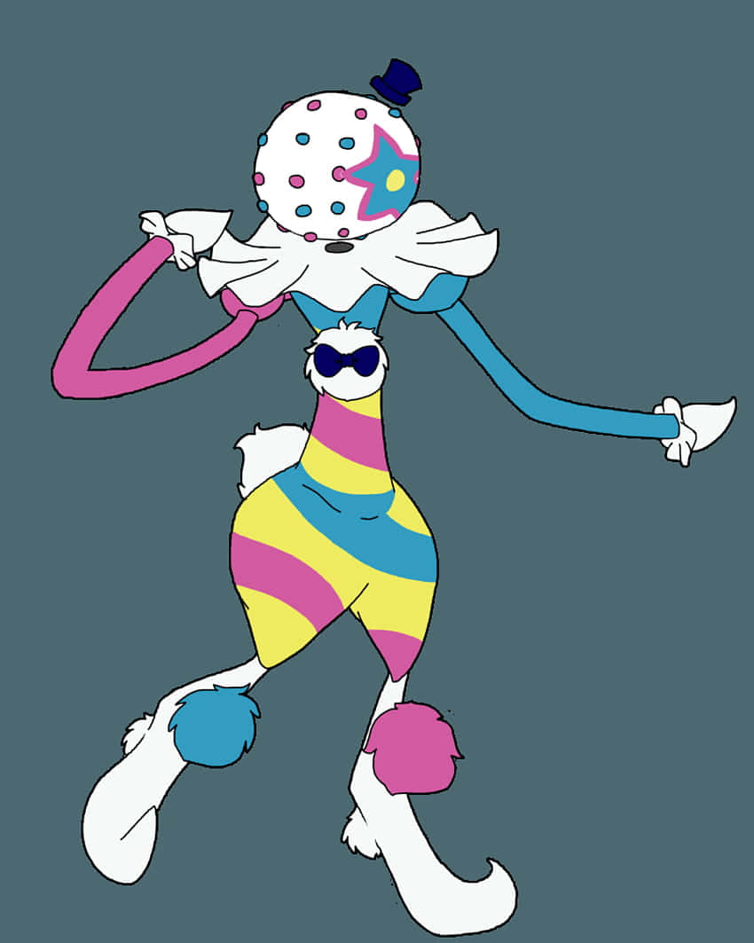 Blacephalon With Small Top Hat Background