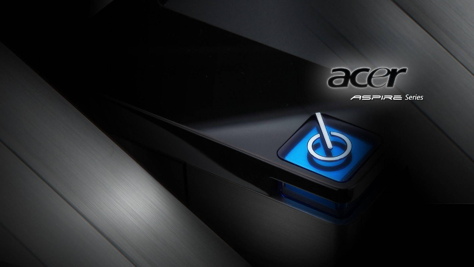 Black Acer Aspire Series Logo Background