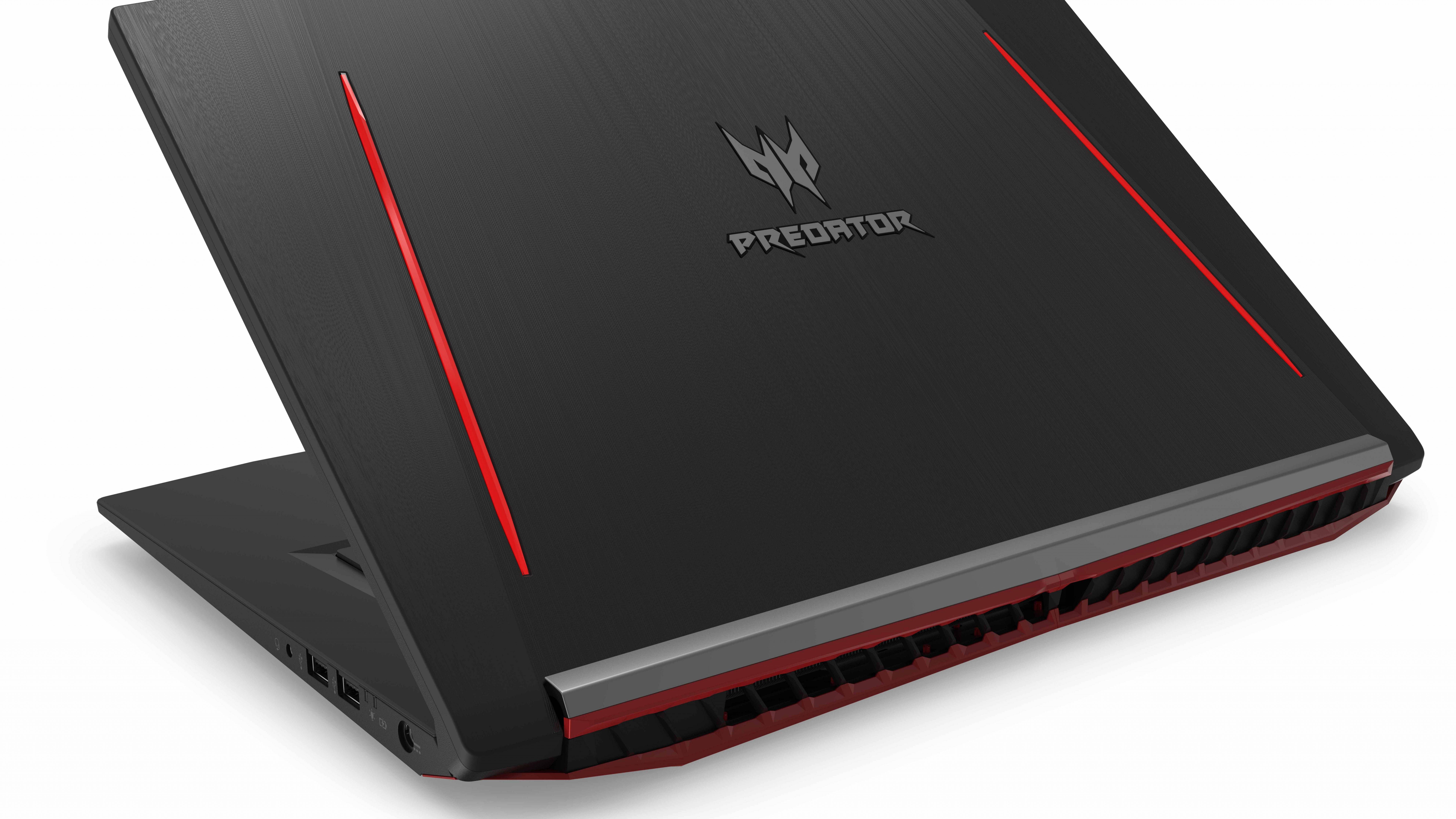 Black Acer Predator Gaming Laptop Background