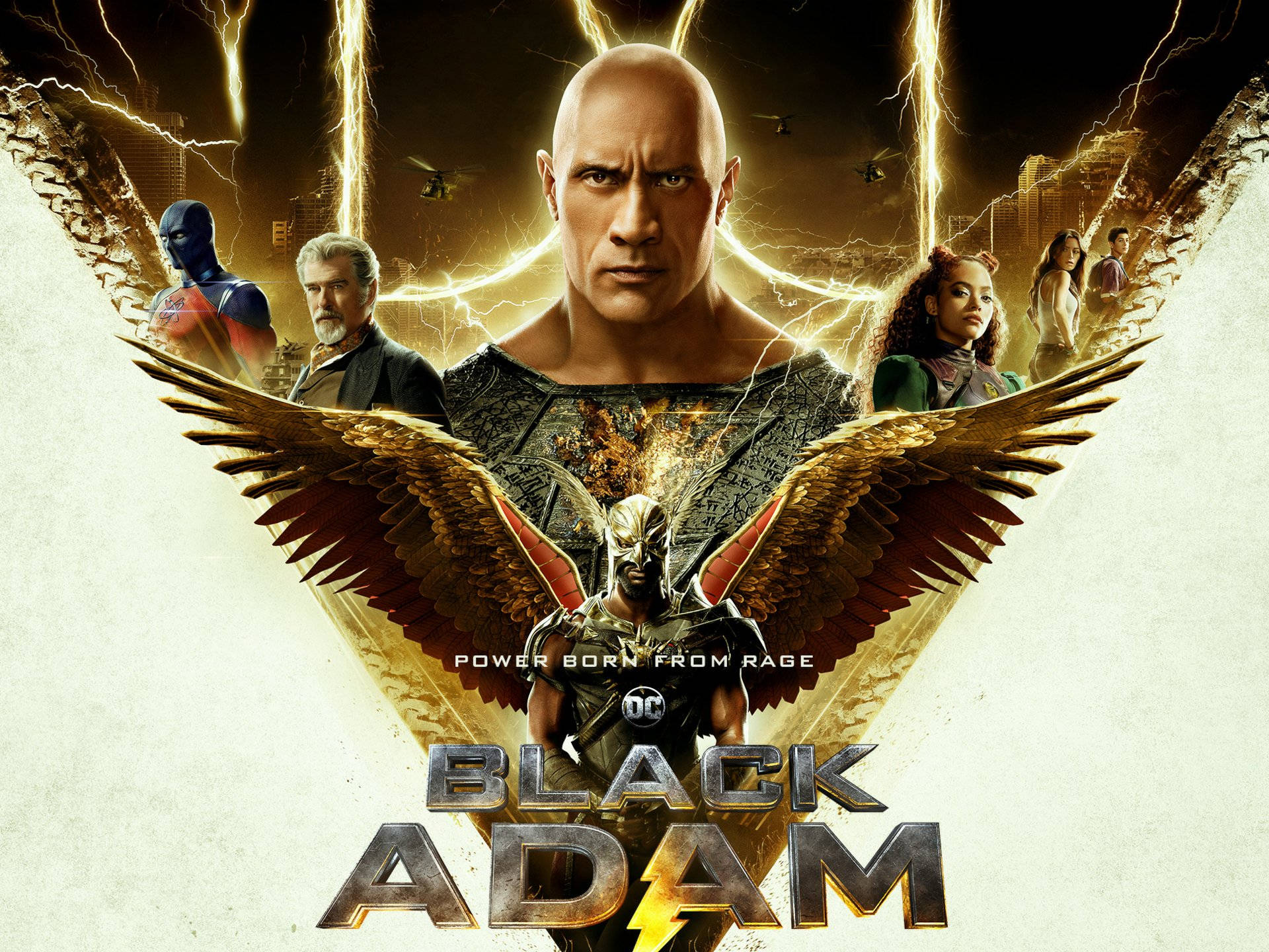 Black Adam Movie Poster Background