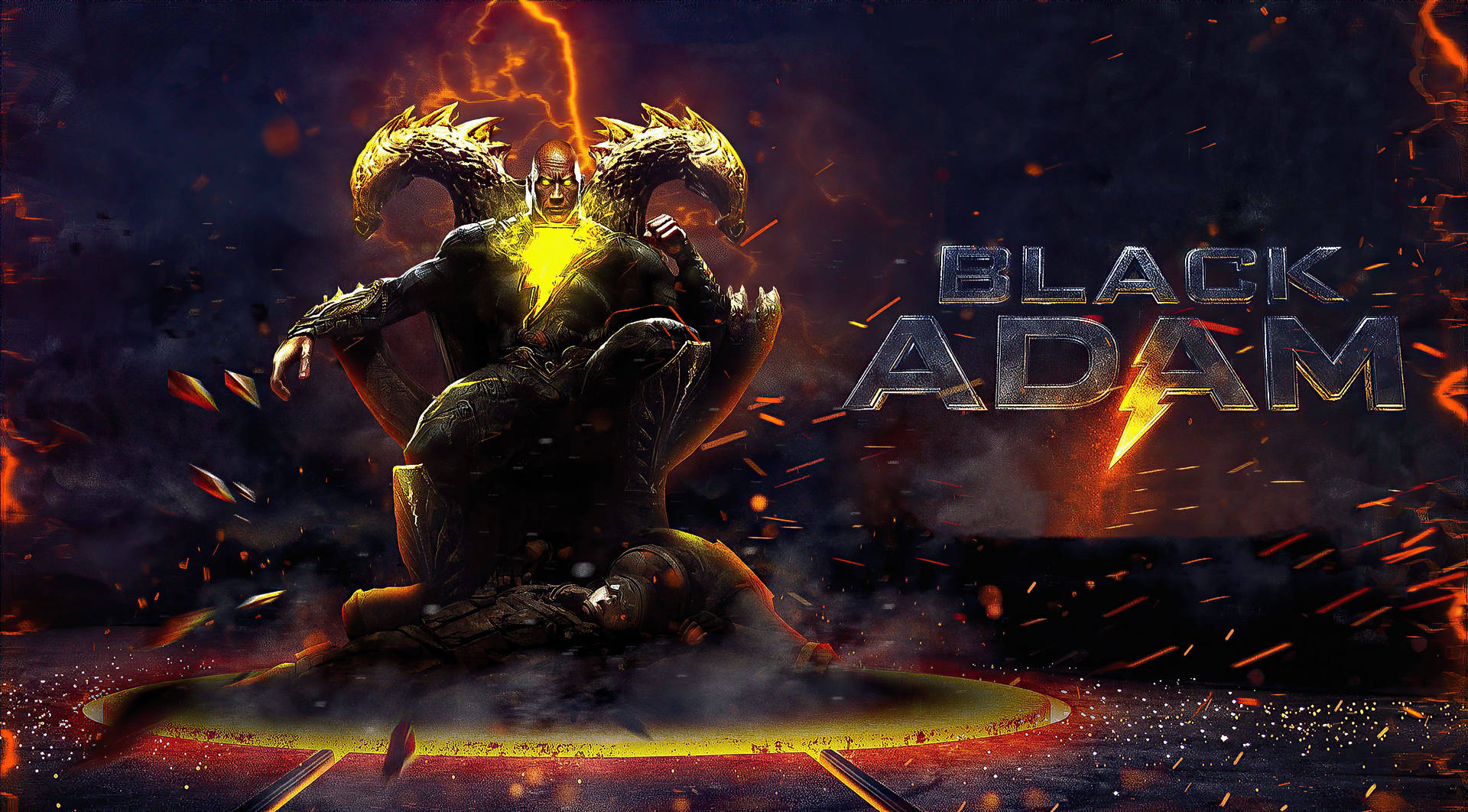 Black Adam Volcanic Throne