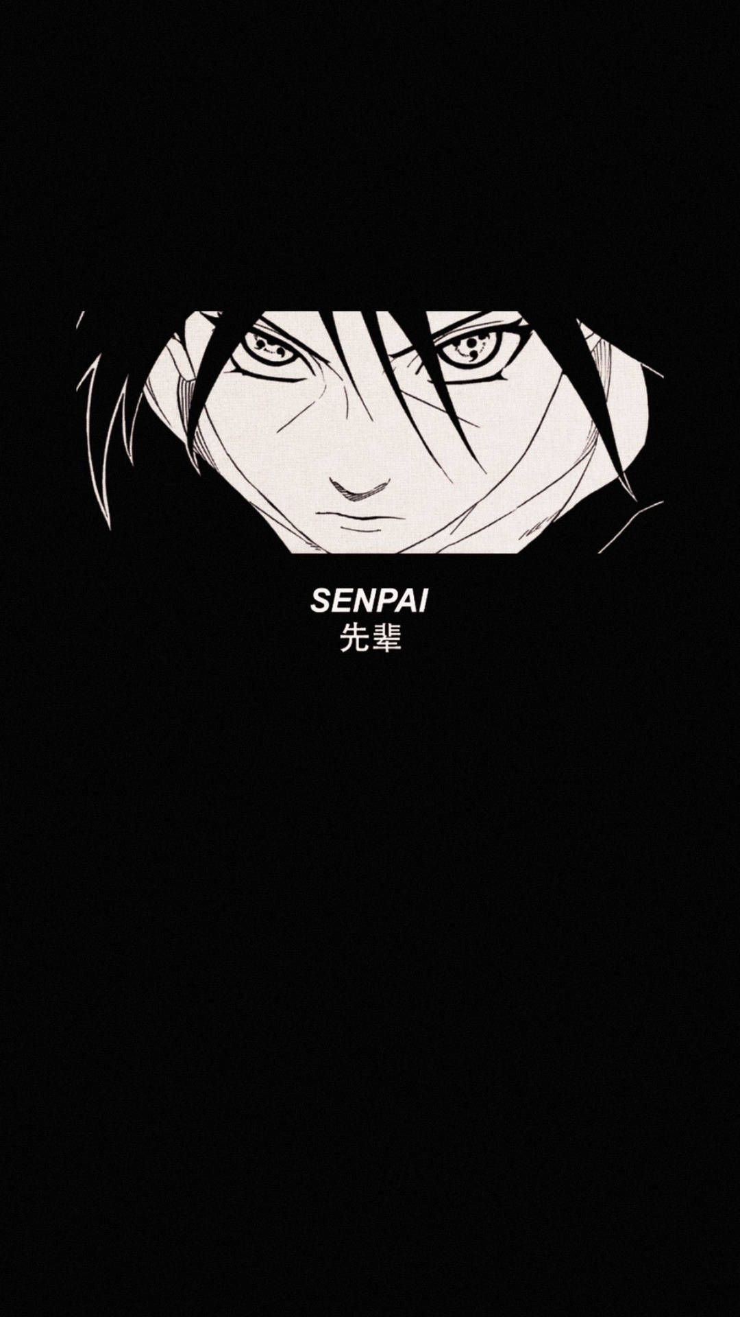 Black Aesthetic Anime Itachi Uchiha Senpai Background