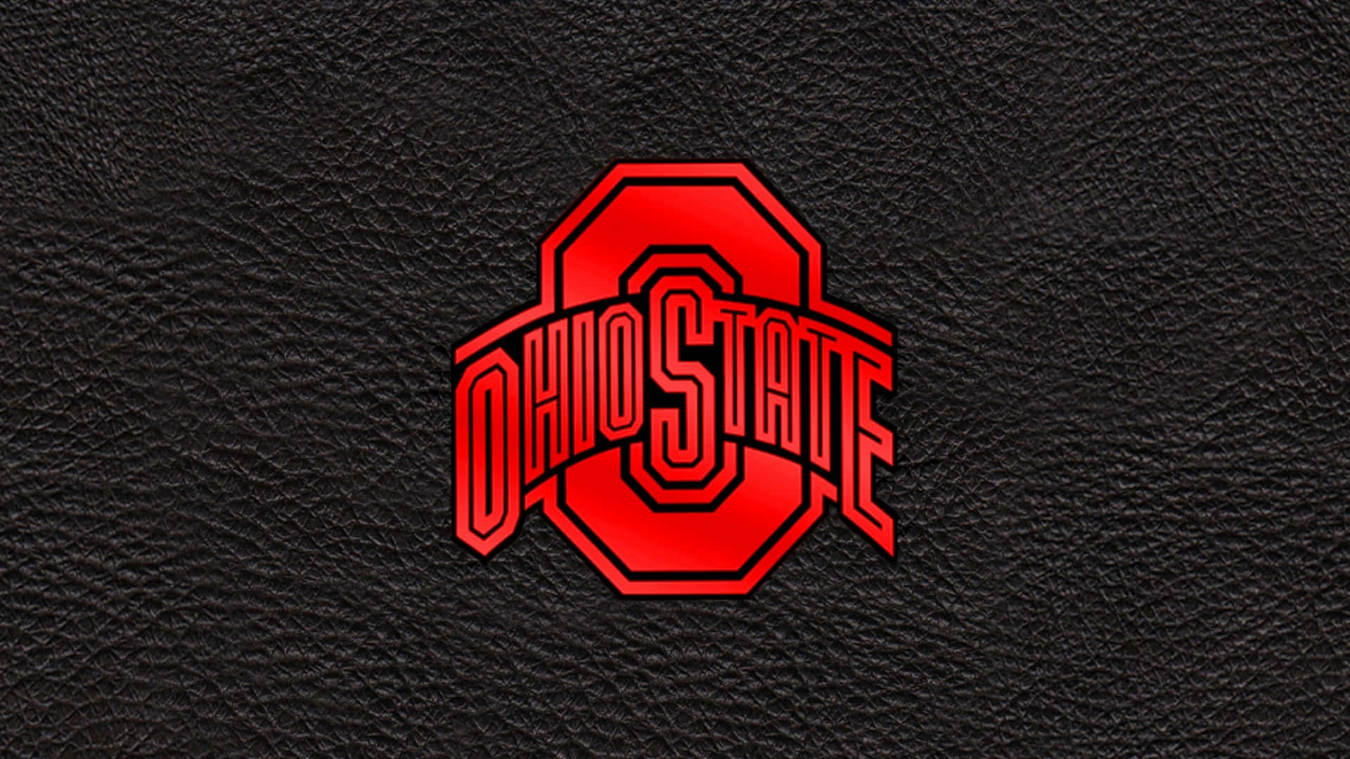 Black Aesthetic Ohio State Football Team Logo Design Background