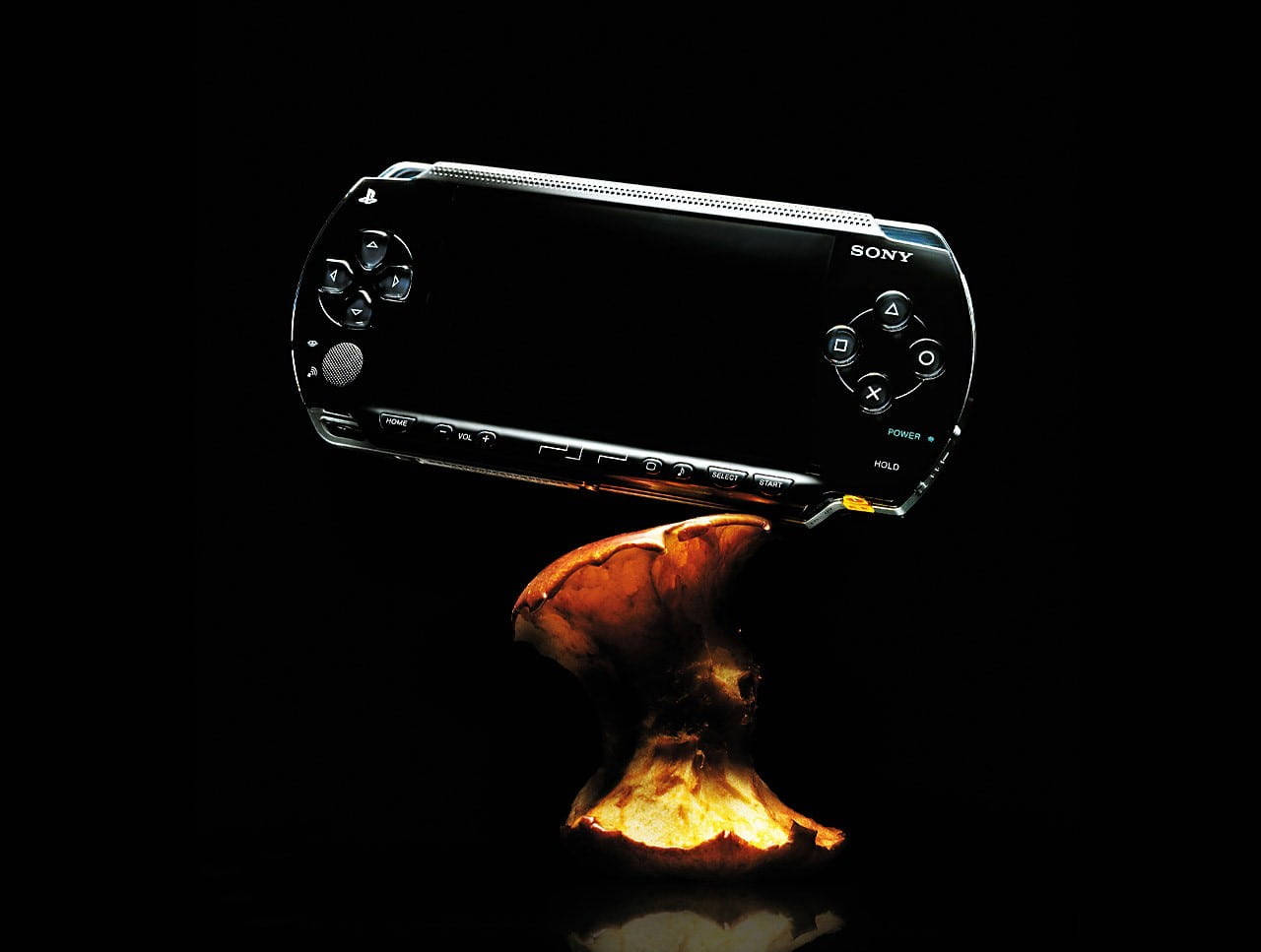 Black Aesthetic Psp On Rotten Apple