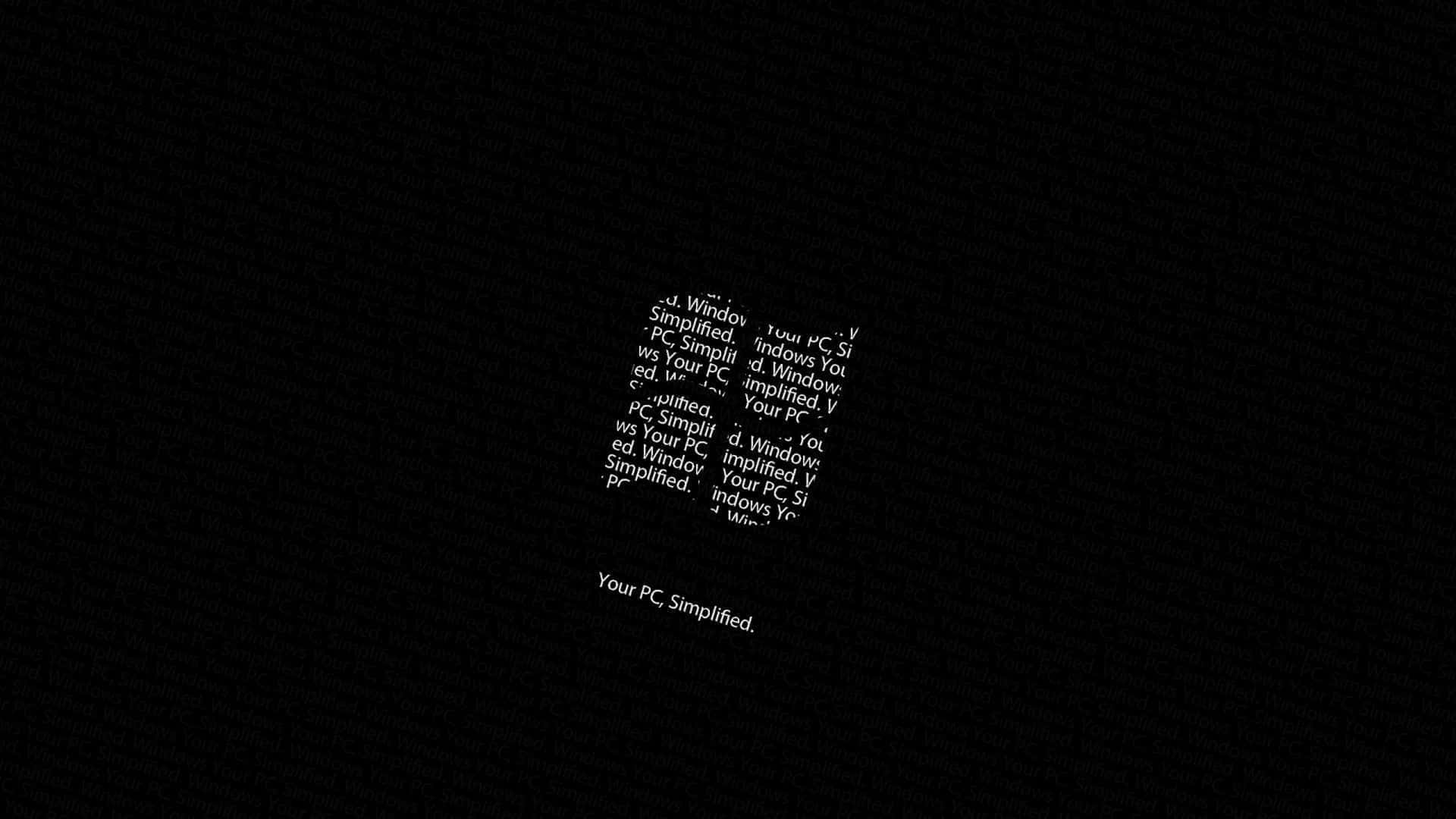 Black Aesthetic Quotes Desktop Windows Logo Background