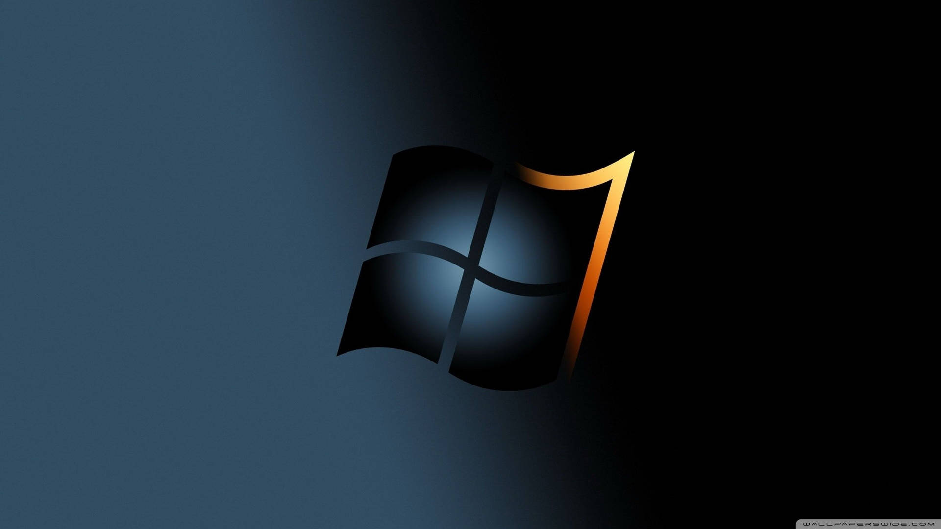 Black Aesthetic Windows 7 Logo Hd Background