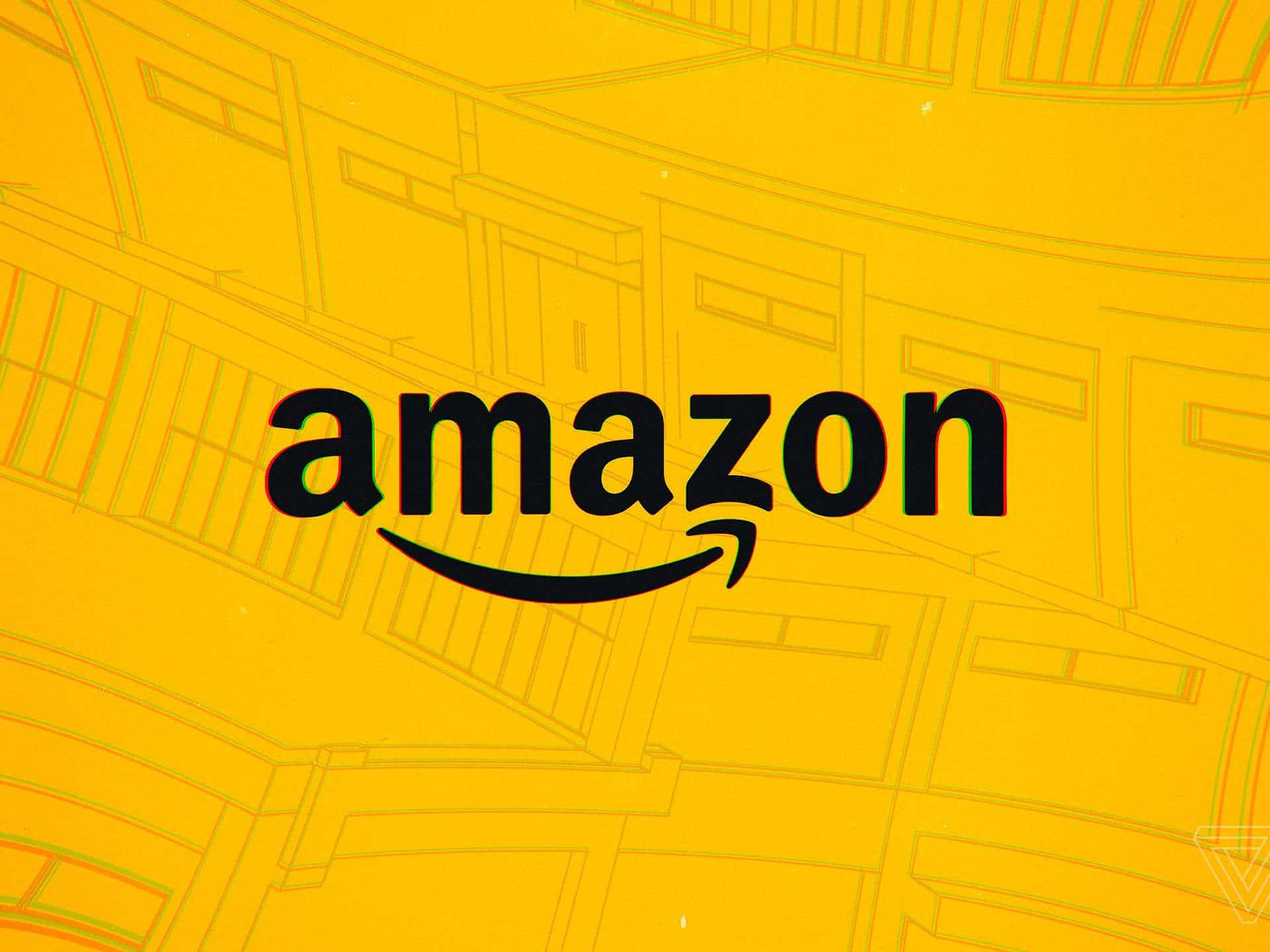 Black Amazon Uk Logo In Yellow