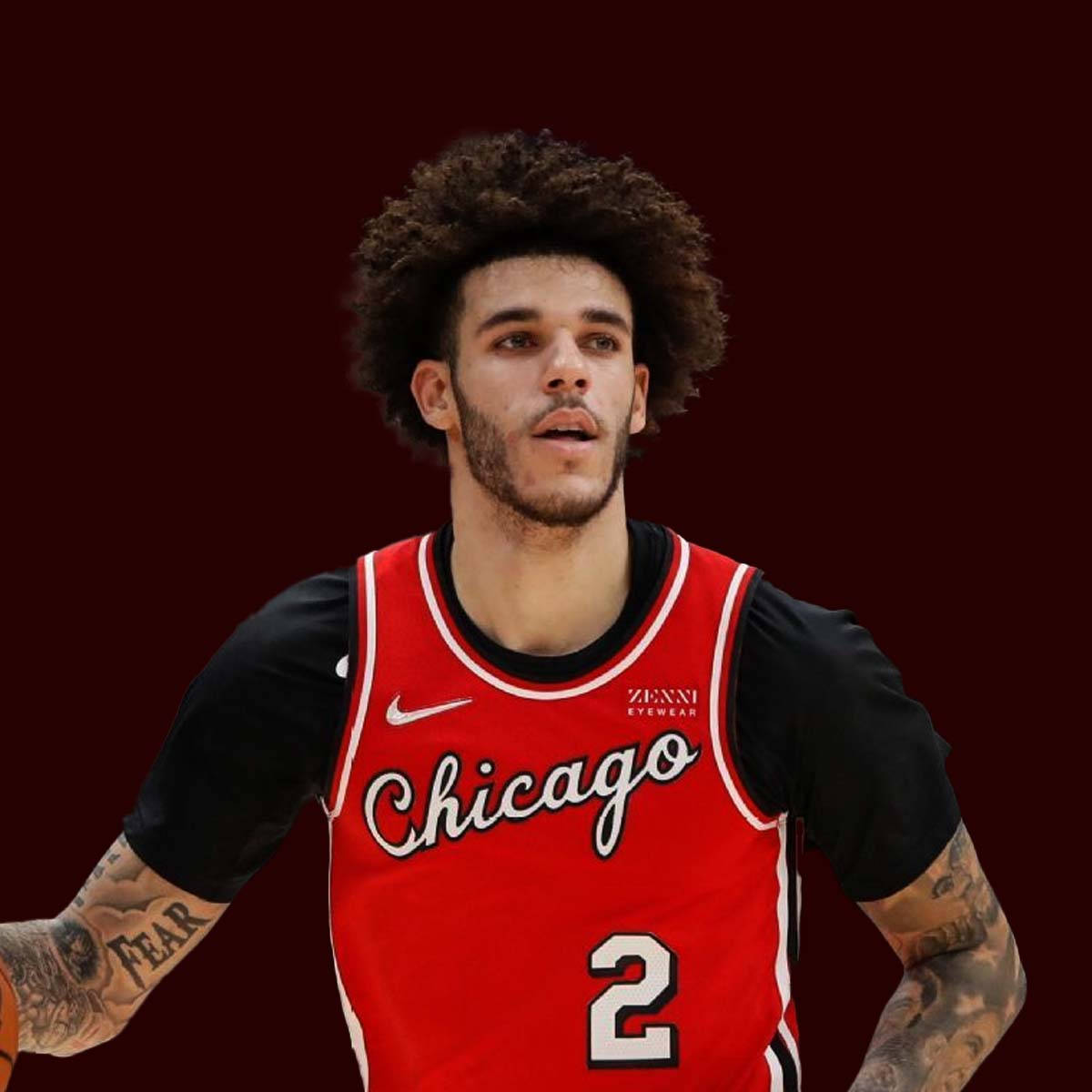 Black American Lonzo Ball Background