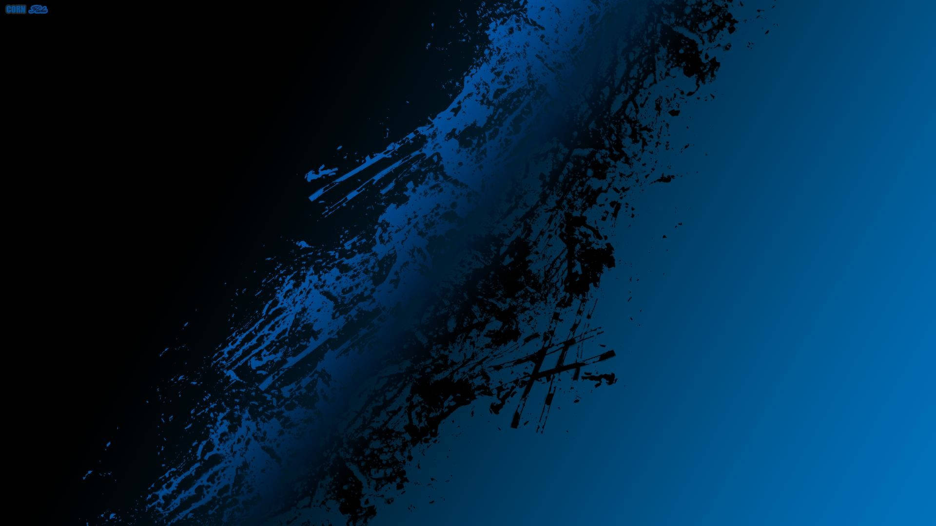 Black And Blue Contrast 1080p Hd Desktop Background