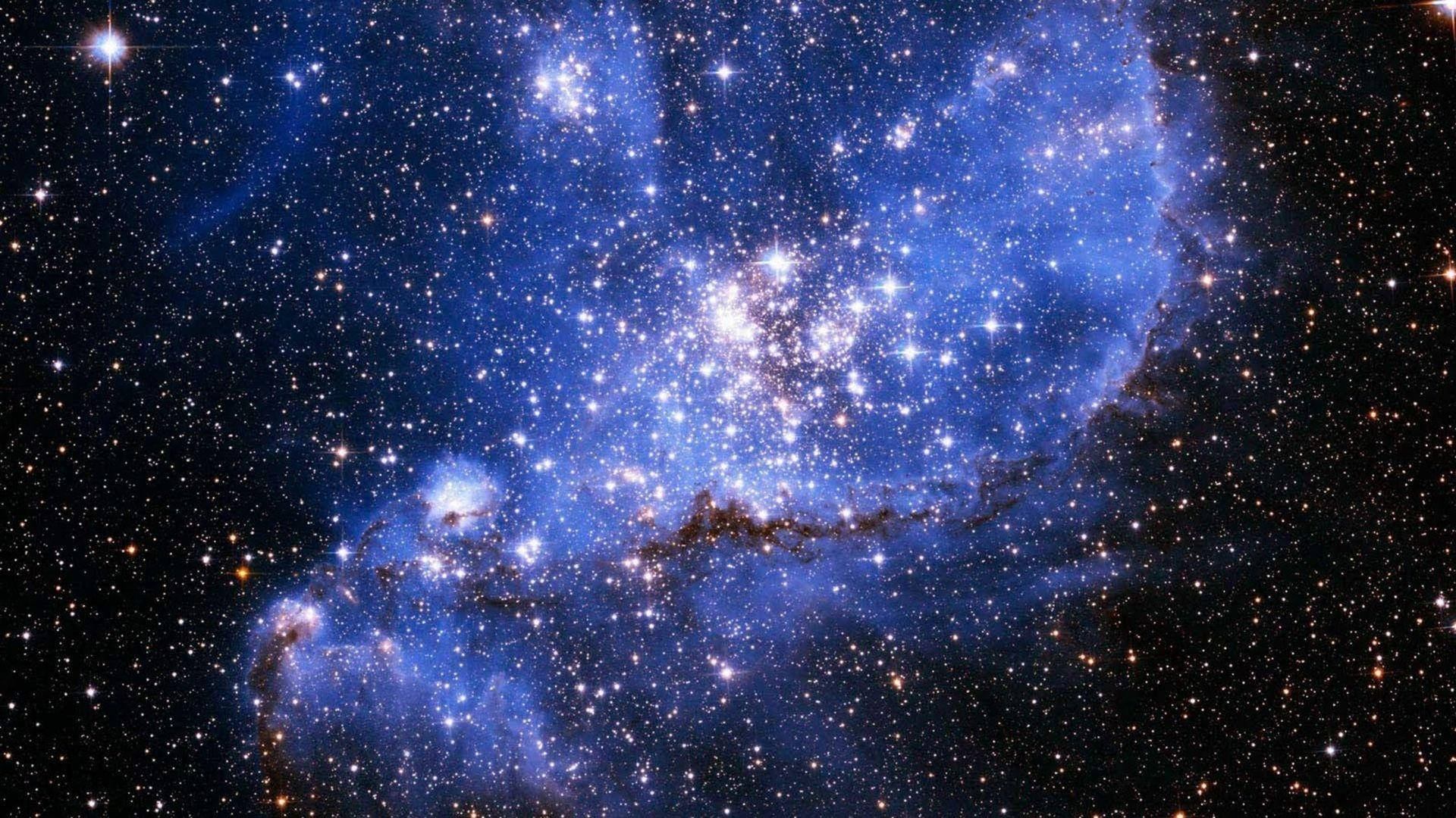 Black And Blue Galaxy