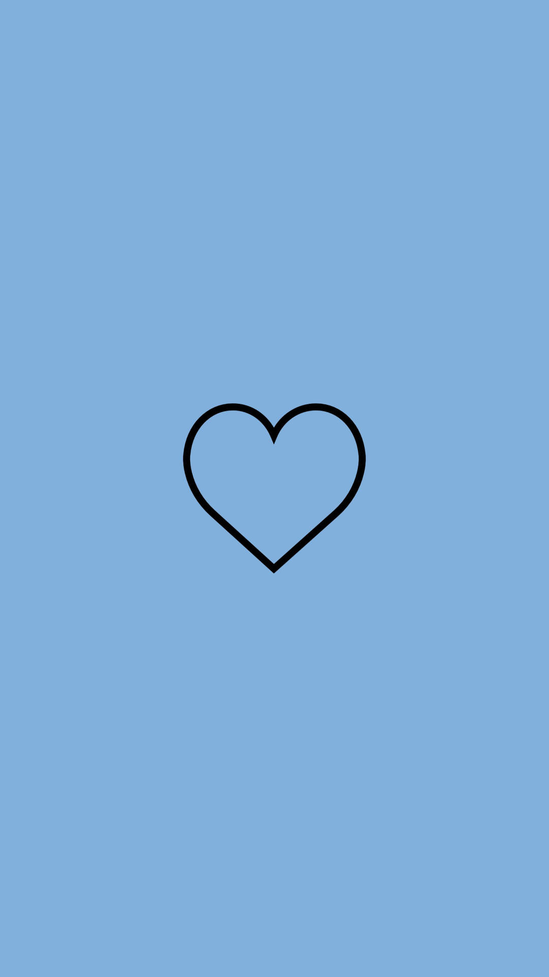 Black And Blue Heart Background