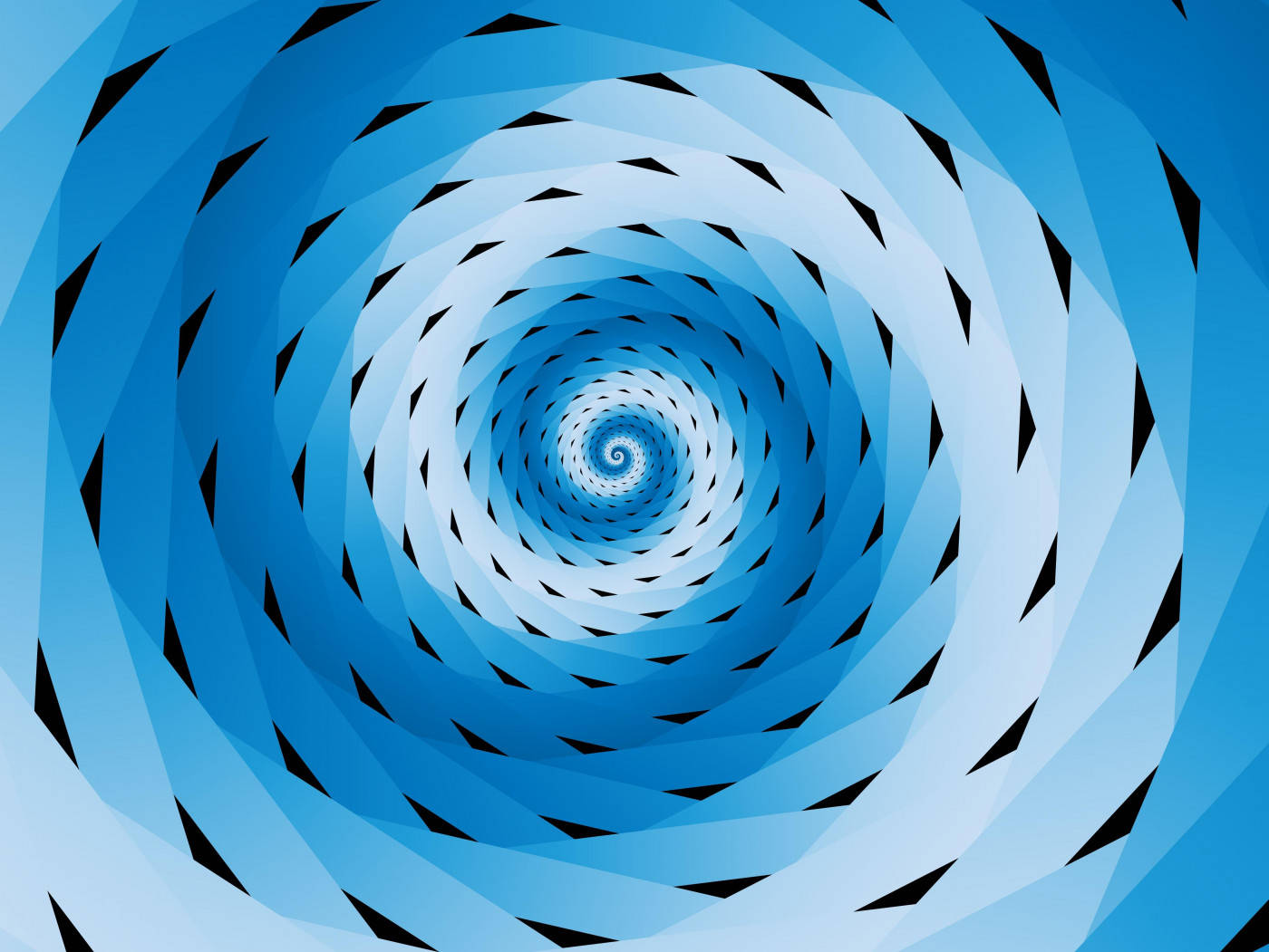 Black And Blue Spiral Background