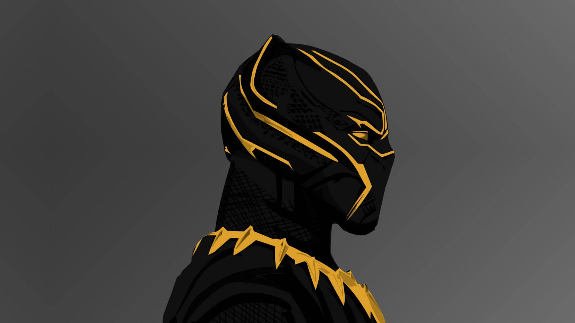 Black And Gold Killmonger Background