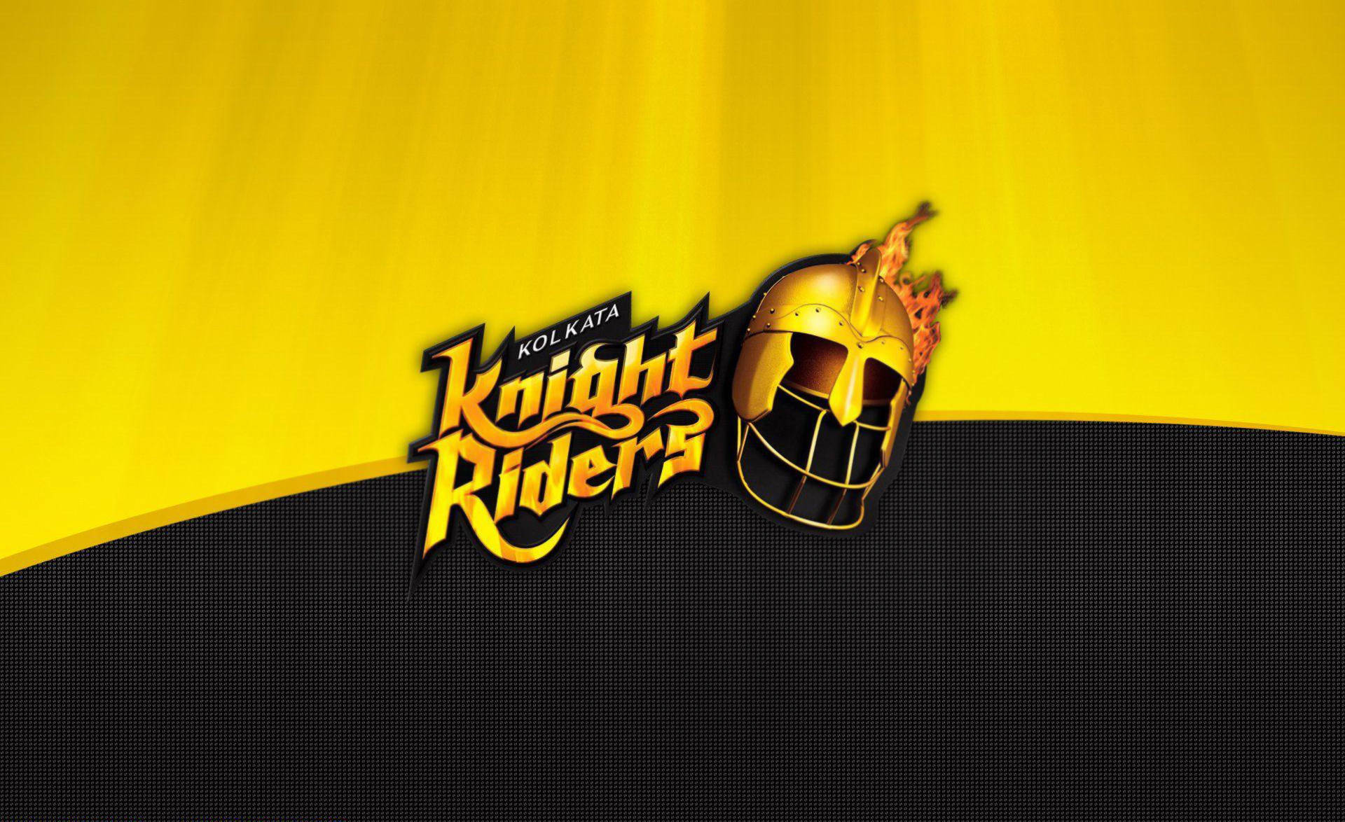 Black And Gold Kolkata Knight Riders Background