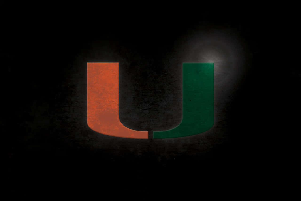 Black And Gold: Representing The Pride And Spirit Of The Miami Hurricanes Background