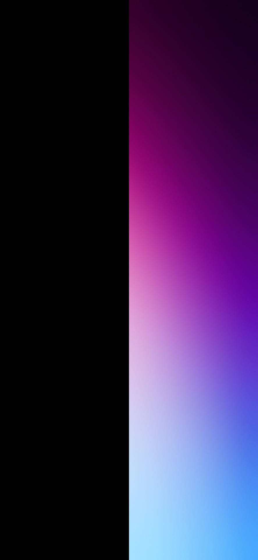 Black And Gradient Purple Split Background