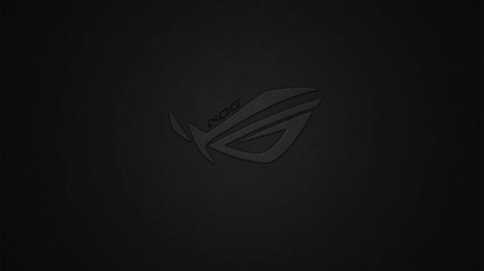 Black And Gray Asus Rog Logo Background