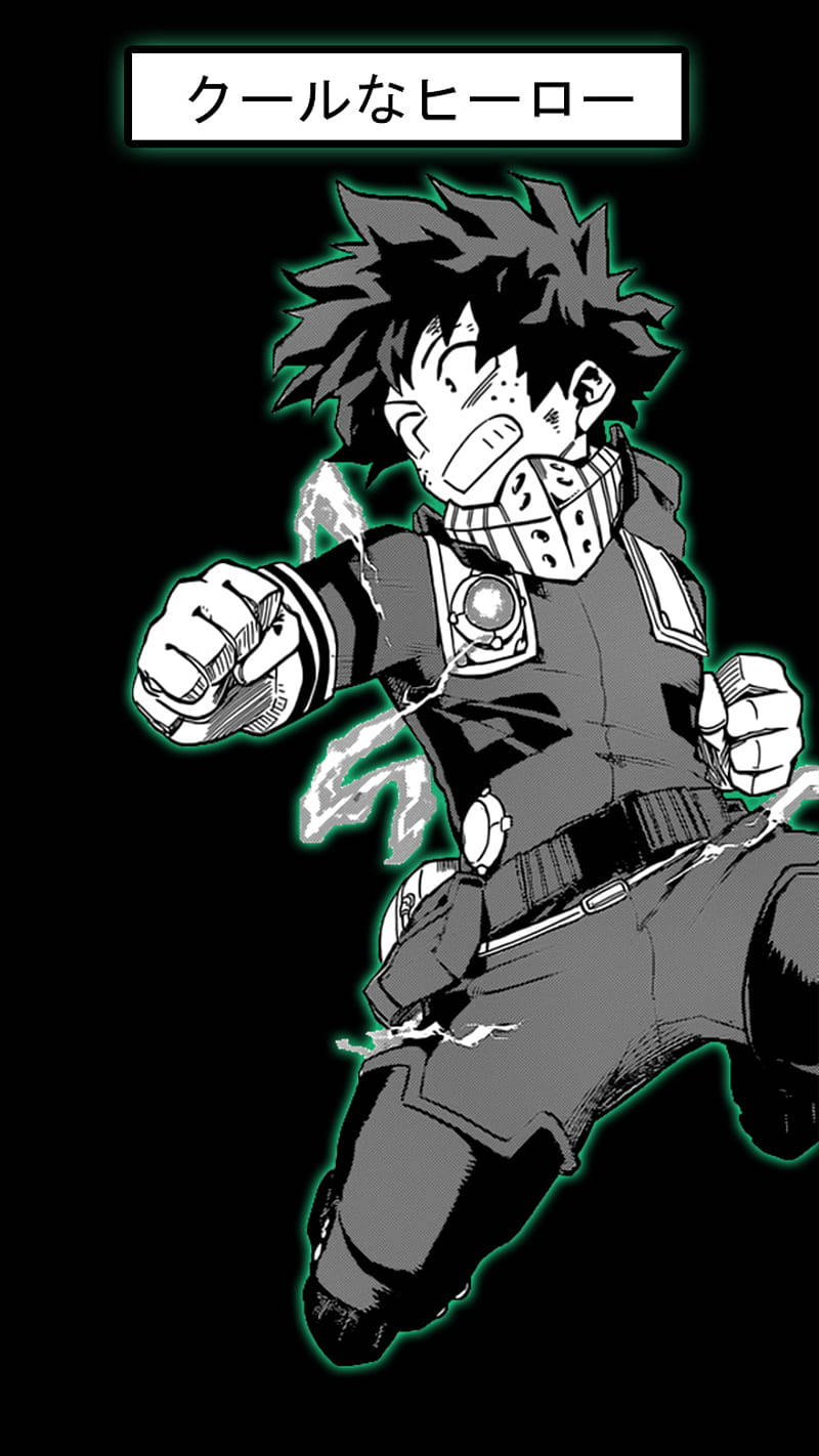 Black And Green Aesthetic My Hero Academia Midoriya