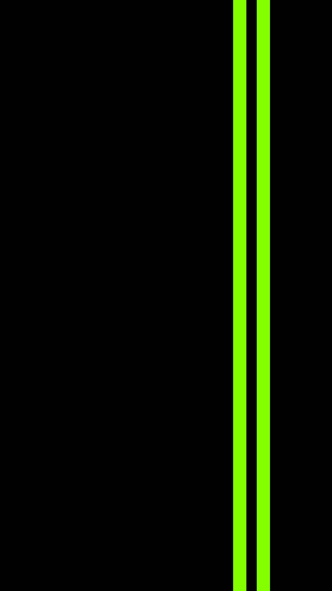 Black And Green Double Stripes