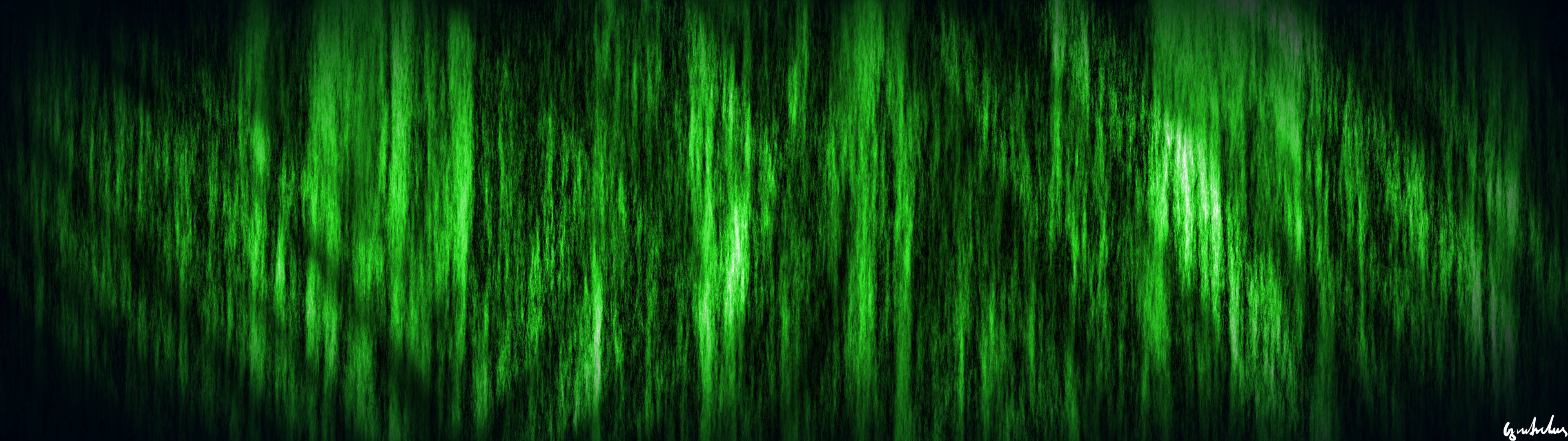Black And Green Fuzzy Background