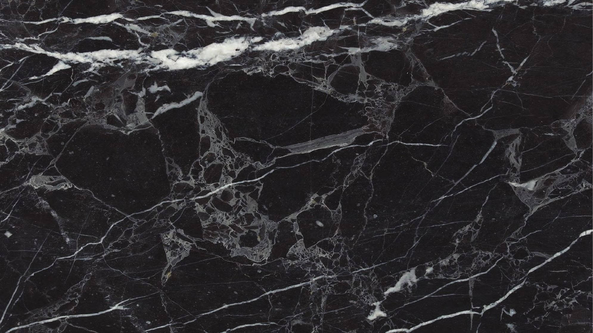 Black And Grey Portoro Marble Desktop Background