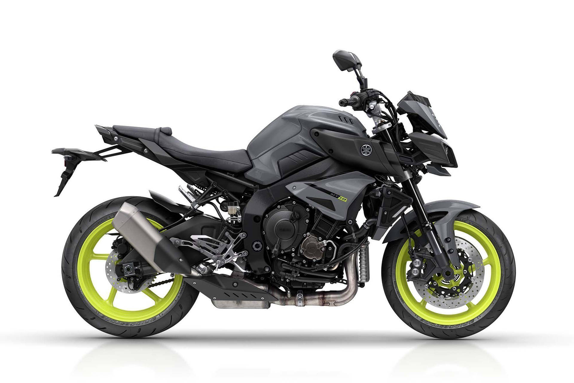Black And Grey Yamaha Mt 15 Poster Background