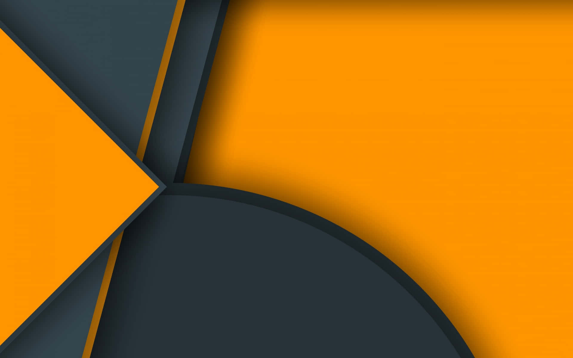 Black And Orange Google Material Background