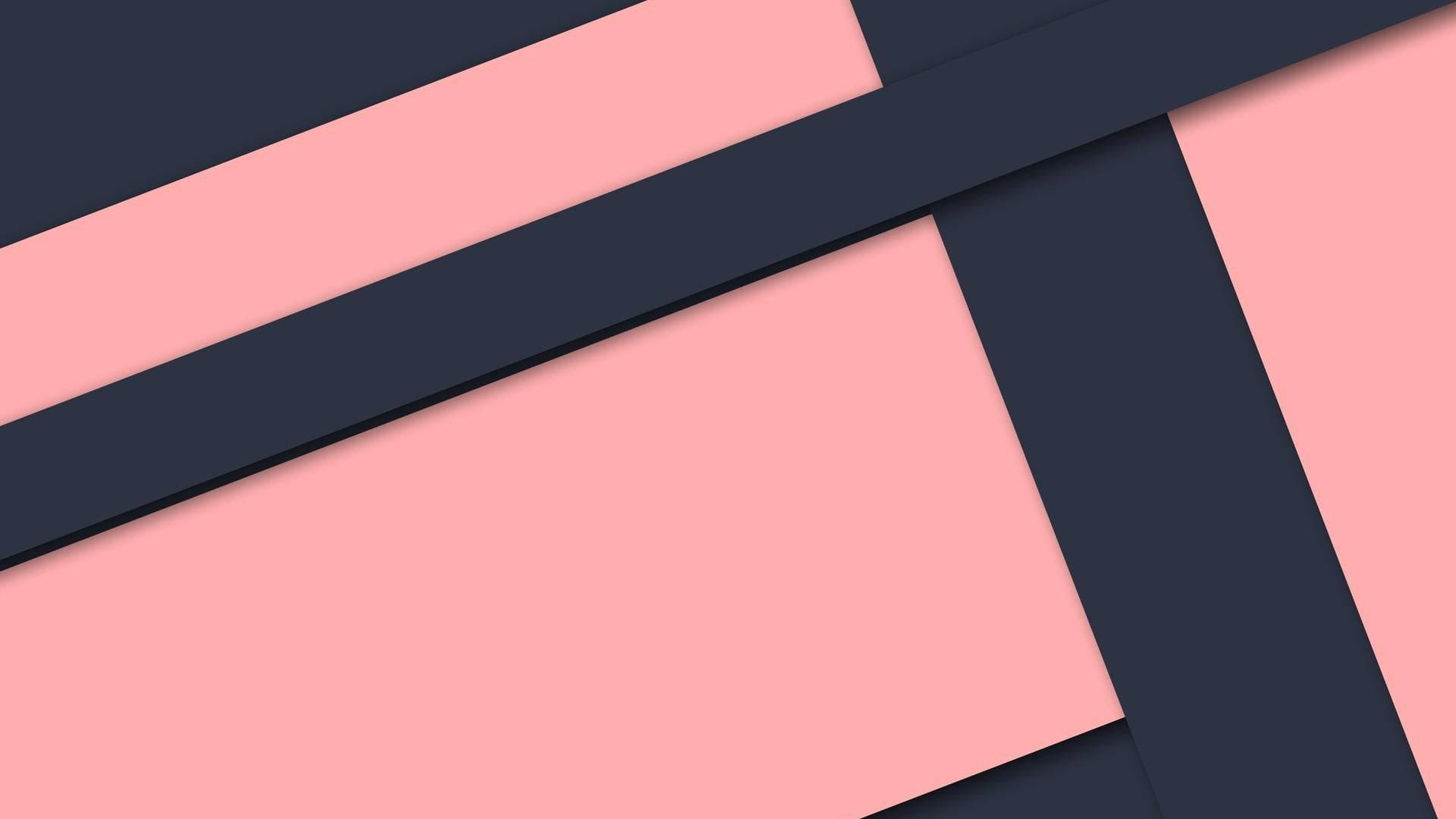 Black And Pink Aesthetic Material Design Background