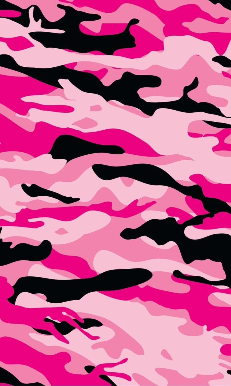 Black And Pink Camo Iphone