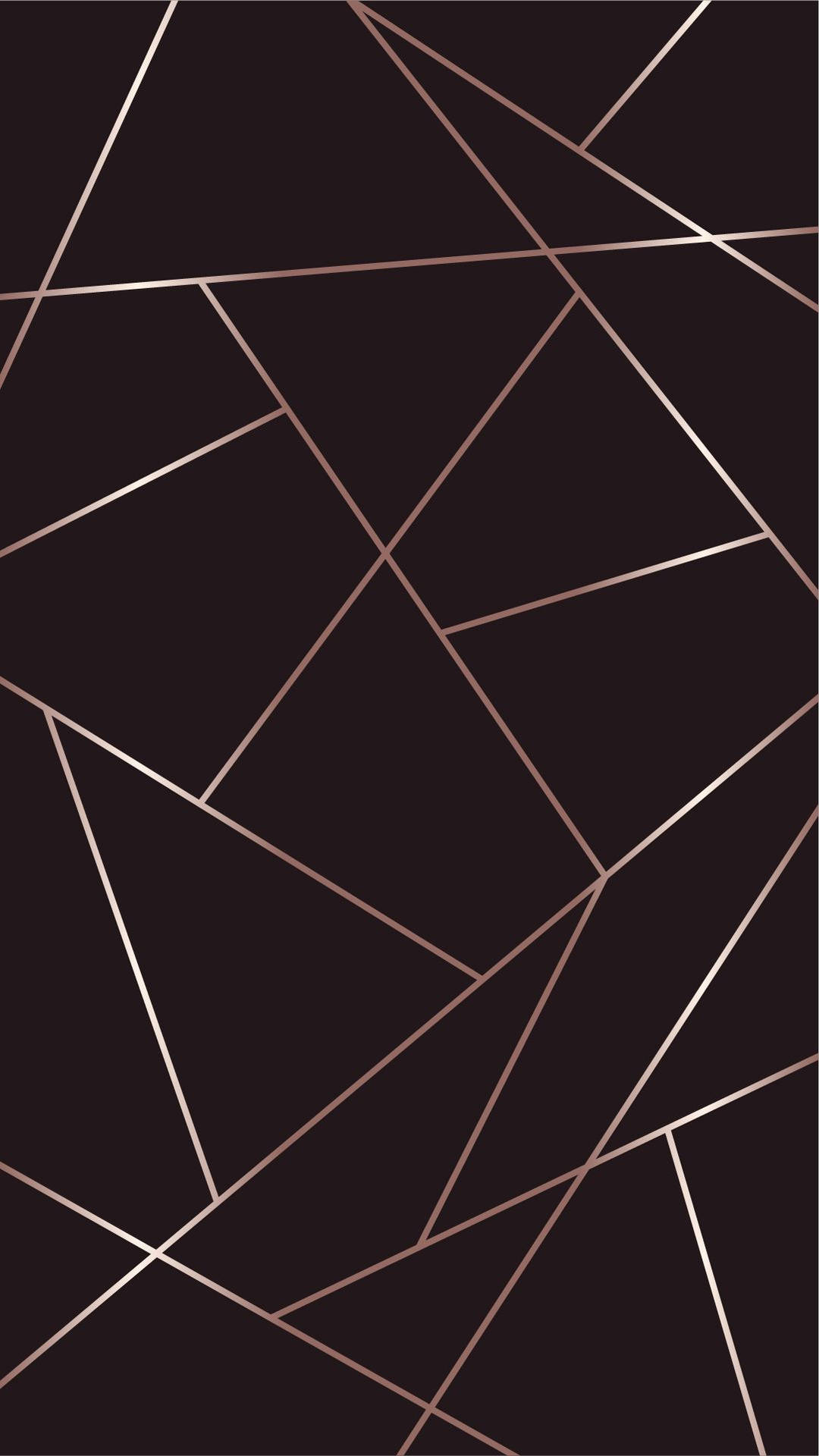 Black And Pink Geometric Design