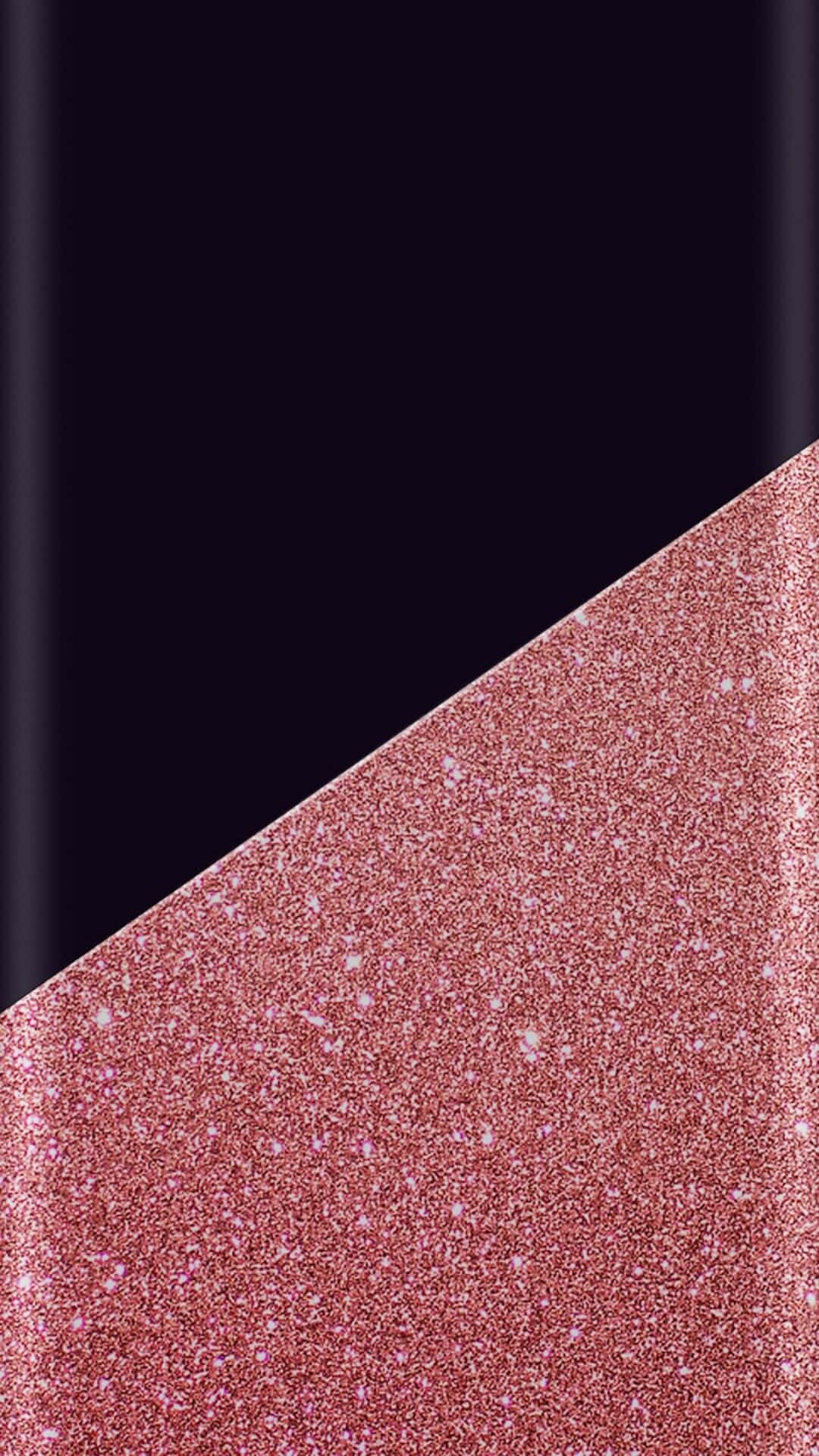 Black And Pink Glittery Iphone Background